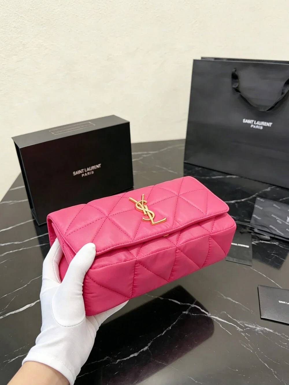 YSL Medium Bag in  Pink